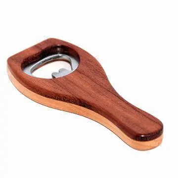 Mixed Wood Beer Wine Bottle Opener