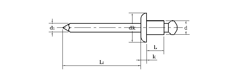 Open-end Blind rivet