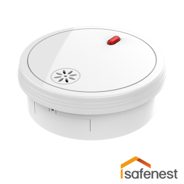 White Color Wireless Interconnected Smoke Alarm
