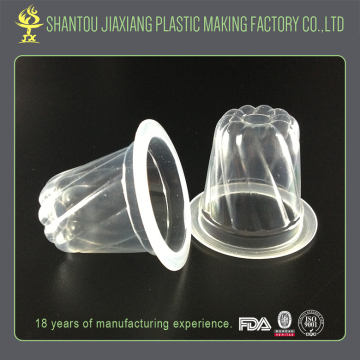 China supplier disposable transparent dessert plastic cup