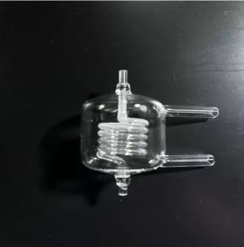 Toptan yüksek sıcaklığa dayanıklı kuvars reaktör spiral cam tüp