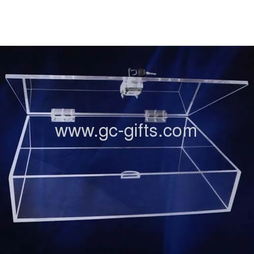 Lockable Clear Plastic Display Boxes 