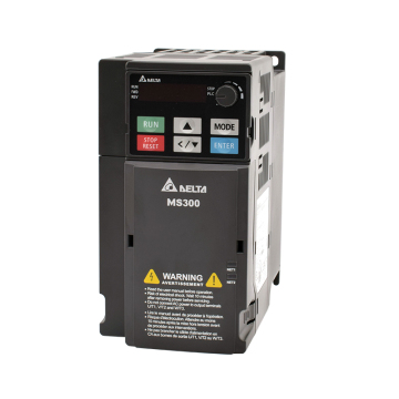 3.7KW Delta MS300 Inverter (VFD17AMS23ANSAA) - Three-Phase Output AC Frequency Converter for Electrical Applications