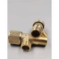 Cold and hot water inlet triangle valve