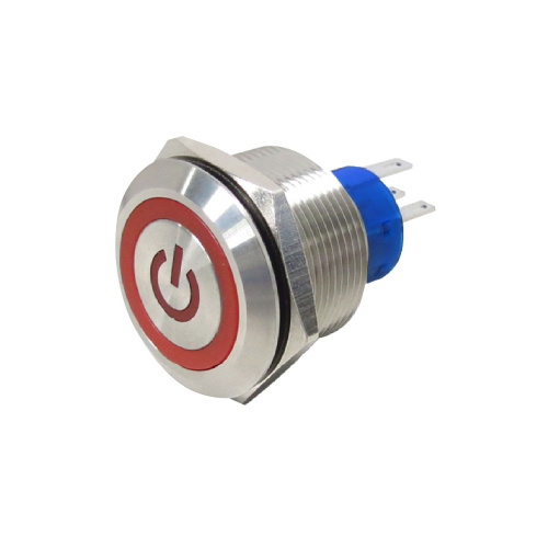 Sijil UL &amp; ENEC 22mm Metal Pushbutton Switch