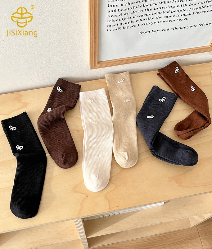 Korean Lolita Bow Long Socks