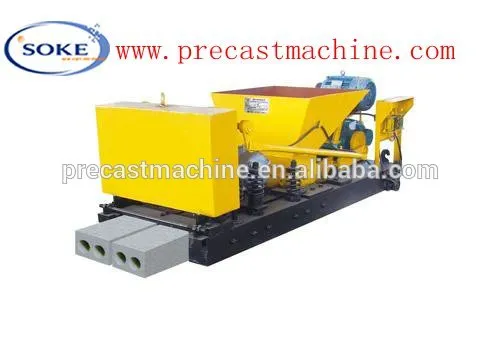 Prestressed concrete T beam machine