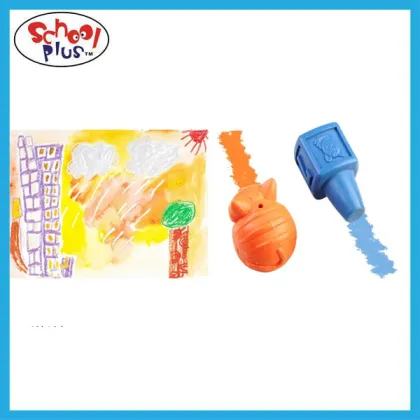 3D shaped crayon /building block crayon /plastic crayon