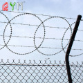 Cerca de seguridad del aeropuerto Prisión de prisión de prisión de barbado de alambre de alambre