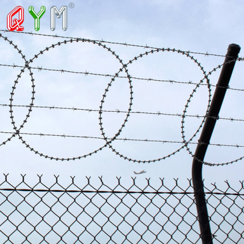 Clôture de sécurité aéroportuaire Prison Razor Barbed Fence