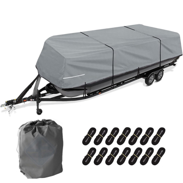 Berkualiti tinggi 300D tahan lama kalis air UV tahan Pontoon Boat Cover