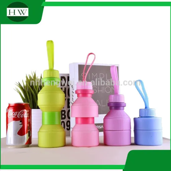 outdoor travel portable eco silicone telescopic foldable collapsible folding drinking cup