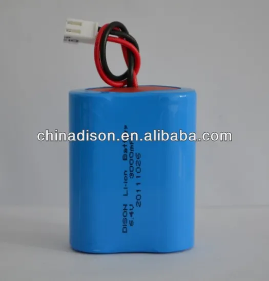 IFR26650 cylindrical 6.4v 3000mah LiFePo4 lithium ion battery pack used for Solar garden LED lamp