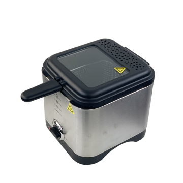 1.5L Mini Stainless Steel Electric Deep Fryer: Perfect for Cooking Chicken Chips and More at Home