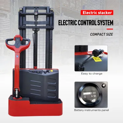 Wholesale High Quality Electric Pallet Stacker Linde 3m 1500kg