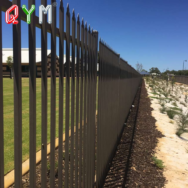 Galanized Palisade Fencing Pitles Palisade Garden Fence