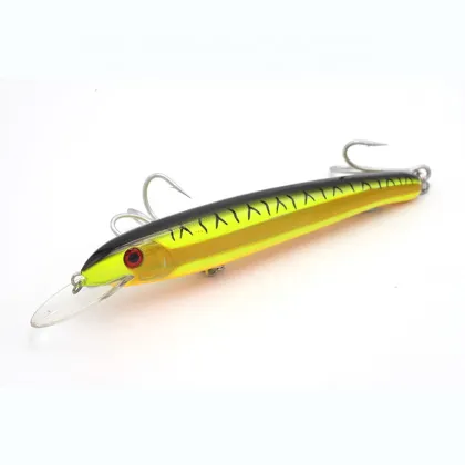 Deep Diving Trolling Lures for Salmon, Kingfish, and Tuna - Artificial Sea Saltwater Minnow Lures