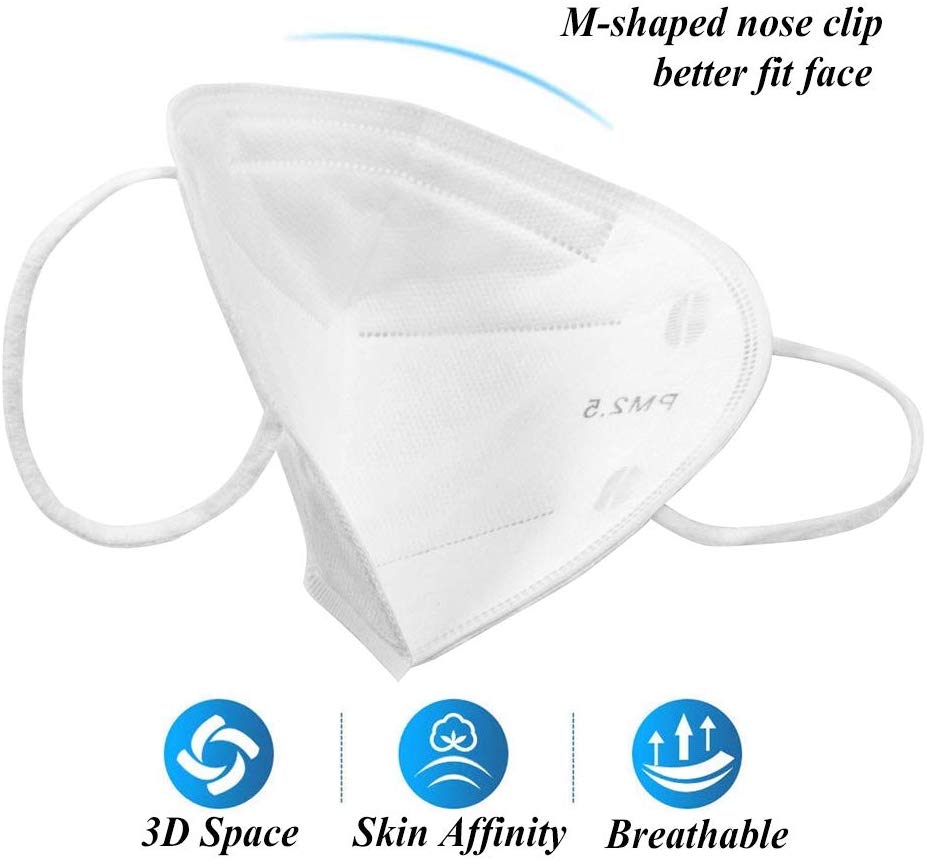 Breathable Multi-Layer KN95 Face Masks