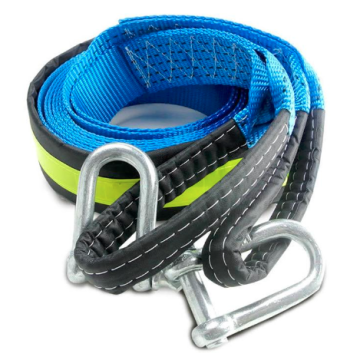 8 Ton Tow Rope: Super Strong Reflector Elastic Kinetic Snatch Strap for Truck, Boat, Racing, and Car Recovery