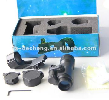 1x32 red dot sight with covers for 21mm rail