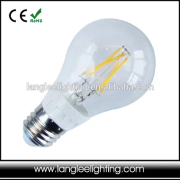 Glass Series Filament 4W 2700K 4500k 6500k E27 Filament Led Bulb E27