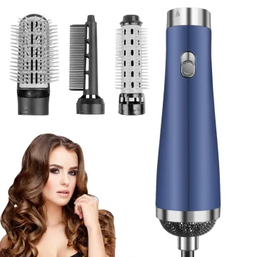 3 In 1 Electric Ionic Hair Dryer Brush Hot Air Brush Volumizer Blow Dryer Hair