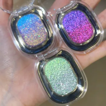 SEHISTAR Biodegradable Glitter Gel: Customizable Wholesale Glow Chameleon Eye Shadow & Highlight Illusion Cosmetics