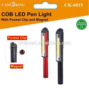 COB LED Pen Light with Pocket Clip,Mini LED Pen working light with Magnet