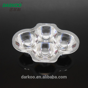 Bicycle lamp lens led lens DK4222-4H1-XML
