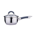 Stainless steel pot and pan with strainer lid