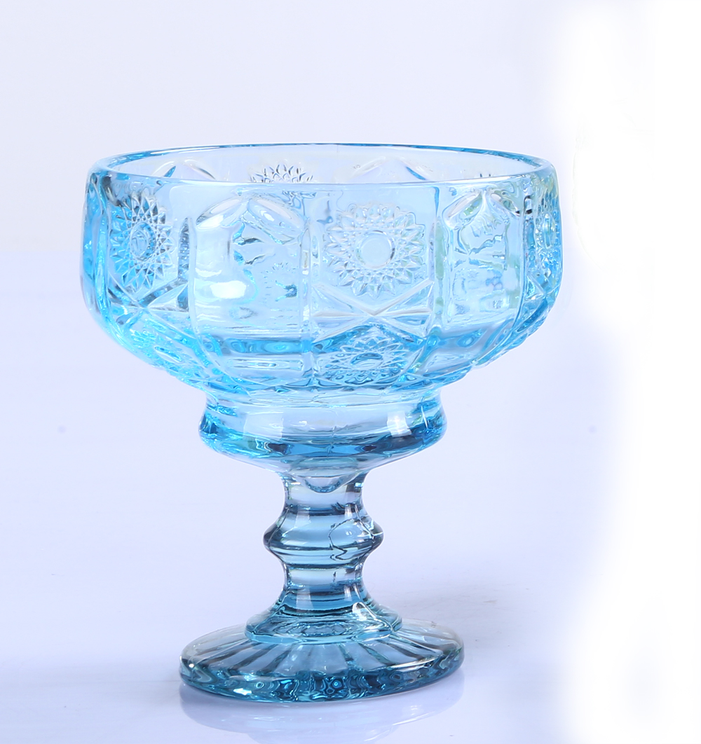 Br 9997wholesale Indoor Decorative Glass Ice Cream Bowl