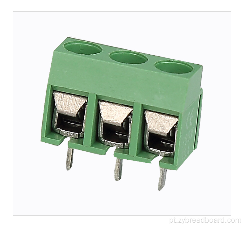 HQ126V-5.0 Bloqueio terminal de conector plástico