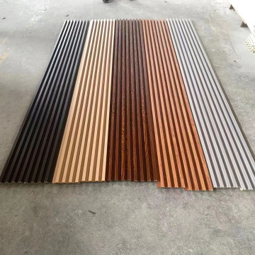 Eco-Friendly Fluted Wall Panels: Sample Free WPC Wood Grain Interior Cladding