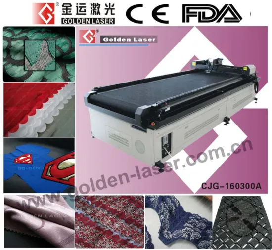 80W 100W 150W Auto Feeding Laser Cutter Textile Fabric with Conveyor Working Table