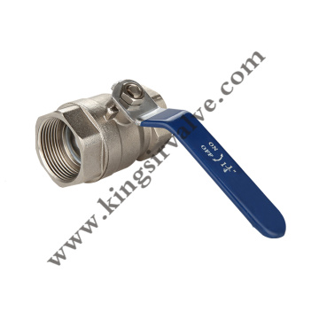 Nickel plated ball valve