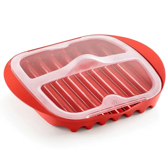 Efficient Microwave Bacon Maker: A Convenient Tool for Perfectly Cooked Bacon