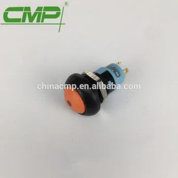 Waterproof IP67 12mm Mounted Thread 12v LED Latching Push Button Switch