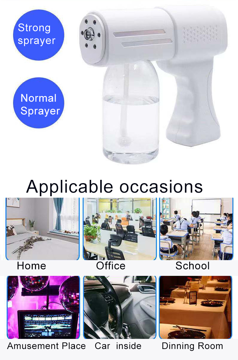 Ultraviolet sterilize spray fog gun air disinfector tools