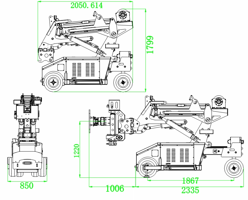 600KG Multifunction Robot Lifter 2024 (2)