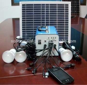 20w low price portable solar home lighting system