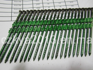 Hot DIP Galvanized Plastic Strip Nails for Construction, Packaging