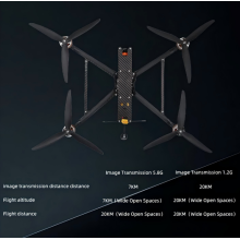 10 palcový závodní dron s brýlemi FPV