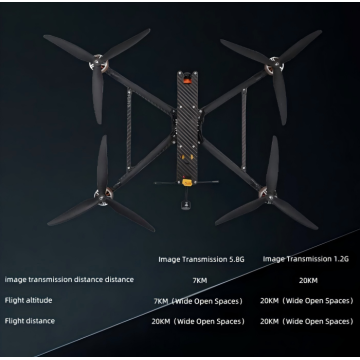 10 -инчов състезателен дрон с FPV очила