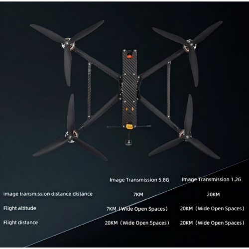 10 -calowy dron wyścigowy z gogami FPV