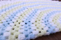 Crochê recém-nascido cobertor de berço Crochet Redondo cama cobertor
