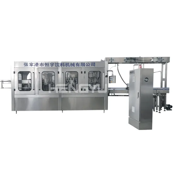 Hengyu Excellent 3-in-1 Automated Bottled Water Filling Machine