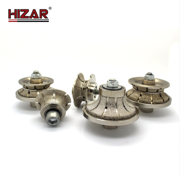 Hizar Steel Vacuum Brazed Diamond Hand Profiling Bit