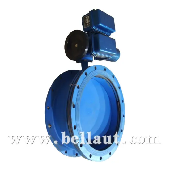 Motorized Temperature Flange Butterfly Damper Valve