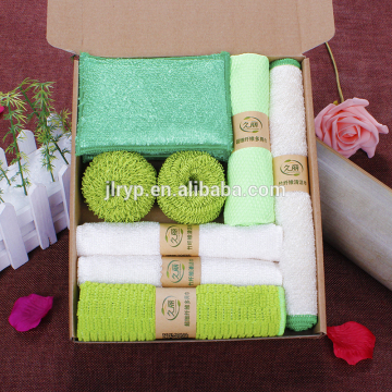 Jiuli Specail Bamboo & Microfiber household cleaning within gift pack 2