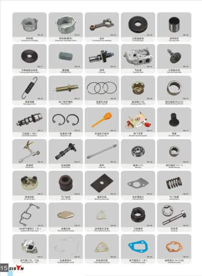 BISON(CHINA) electrical diesel 188f generator engine parts